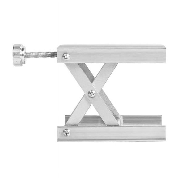 Lab Jack Lift Stand Rack Scissor La-ser Level Holder Lab Lifter Adjustable Aluminum Alloy Lab Lifting Platform 3.5x3.3in