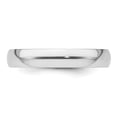thumbnail image 5 of Auriga Fine Jewelry Platinum 4mm Half Round Comfort Fit Lightweight Band Ring Size 7.5 for Women, 5 of 7