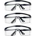 thumbnail image 1 of LANON 3 Pack Lunettes de Sécurité Anti-Buée avec Branches Réglables, Lunettes de Sécurité Résistantes aux Rayures pour Hommes Femmes, Protection Latérale, 1 of 8