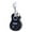 Black, variant on Yonrjhukm Funny Guitar with Led Light Sound Keychain Keyring Hanging Ornament