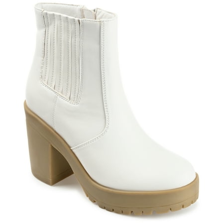 

Journee Collection Womens Riplee Almond Toe Platform Ankle Booties