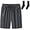 Gray, variant on Innovative Unisex Ice Silk Fast Dry Stretch Shorts, 2025 New Women's Ice Silk Quick Drying Stretch Shorts