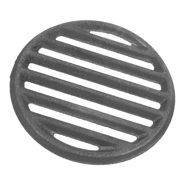 OULII Grille de Cheminée en Fonte Gris Foncé 1Pcs pour Accessoires de Cuisine Extérieure