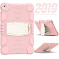 thumbnail image 6 of XYX Case for 10.5 inch iPad Air 3rd 2019/iPad Pro 10.5 inch 2017, Dual Layer Slim Heavy Shockproof Rugged Protective Cover Case with Kickstand (Cherry Pink), 6 of 7