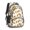 School Bus and, variant on Alien and Rocket White Pattern Backpack for School, Cute School Bag with Adjustable Shoulder Straps and Padded Back, 16.9"x12.6"x5.9"