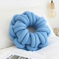 thumbnail image 4 of (White)Creative ringshaped knotted pillow Personalized ring donut pillow, 4 of 5