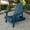 Nantucket Blue, variant on Highwood's Hamilton Adirondack Chair - Folding & Reclining, Outdoor, Eco-friendly, Synthetic Wood