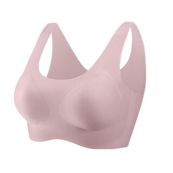 SHTXOZHI Seamless Wireless Bras for Women Push Up Padded Sport Bra Full Coverage Smoothing Bra