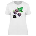 thumbnail image 1 of Cool Watercolor Blackberries Tee Women's -Image by Shutterstock, 1 of 2
