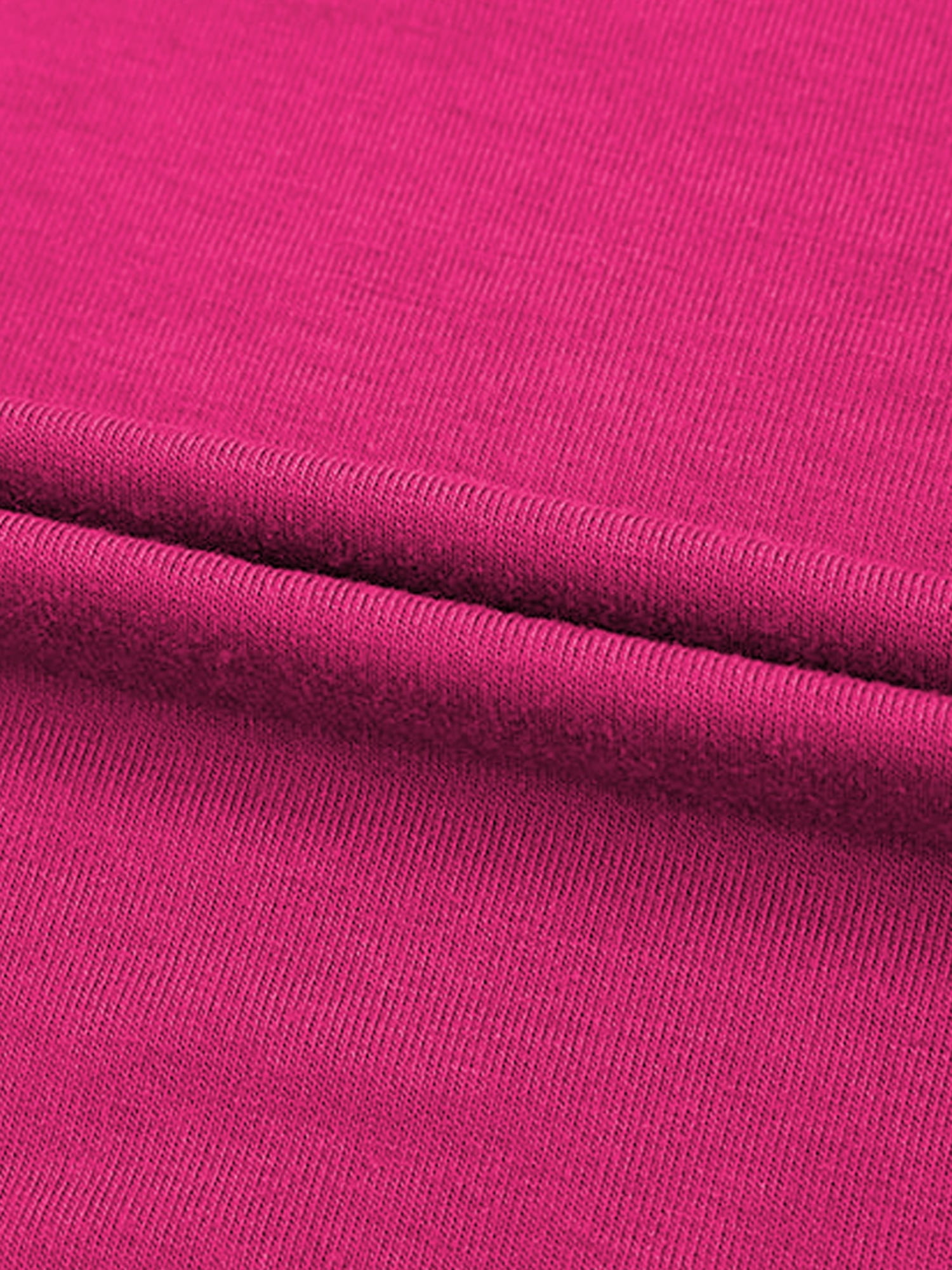 Unique Bargains Men's Pullover Lightweight Long Sleeve Top Turtleneck T-Shirt 42 Rose Red