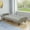 Grey Breathable Leather, variant on 77.5 Inch Tan Calico 1-Piece Convertible Sofa Bed, Retro Printed Fabric Dual Purpose Living Room Sofa Couch