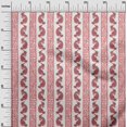 thumbnail image 3 of oneOone Polyester Spandex Pastel Red Fabric Block Craft Projects Decor Fabric Printed By The Yard 56 Inch Wide, 3 of 5