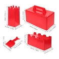 thumbnail image 2 of DEEPCRAFF Jouets de Plein Air 1 Ensemble Pelle à Neige Rouge en Forme pour Enfants Hiver Antigel 6.3x2.6x1.2 Po, 2 of 8