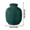 thumbnail image 3 of Mauxuk Modern Green Plastic Vase Large Home Decor Dried Flower Arrangement Elegant Living Room Centerpiece Gift, 3 of 6