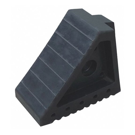 Manufacturer Varies Wheel Chock,Molded Rubber,Black 22XW85