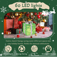thumbnail image 6 of Christmas Lighted Gift Box Decoration, 60 Warm White LED Lights, Weather-Resistant Metal & Waterproof Fabric, Easy Setup for Home, Yard, Patio, 6 of 11