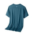 thumbnail image 6 of COSFO Big And Tall T Shirts for Men Short Sleeve Workout Blue Undershirts Crew Neck Moisture Wicking Running Pullover Loose Fit Mens Classic T-Shirt, 6 of 8