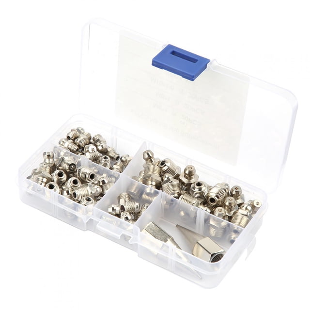 Metal Grease Nipple,Metal Replacement Grease Nipple Grease Nipple Pack Grease Nipple Smooth Operation