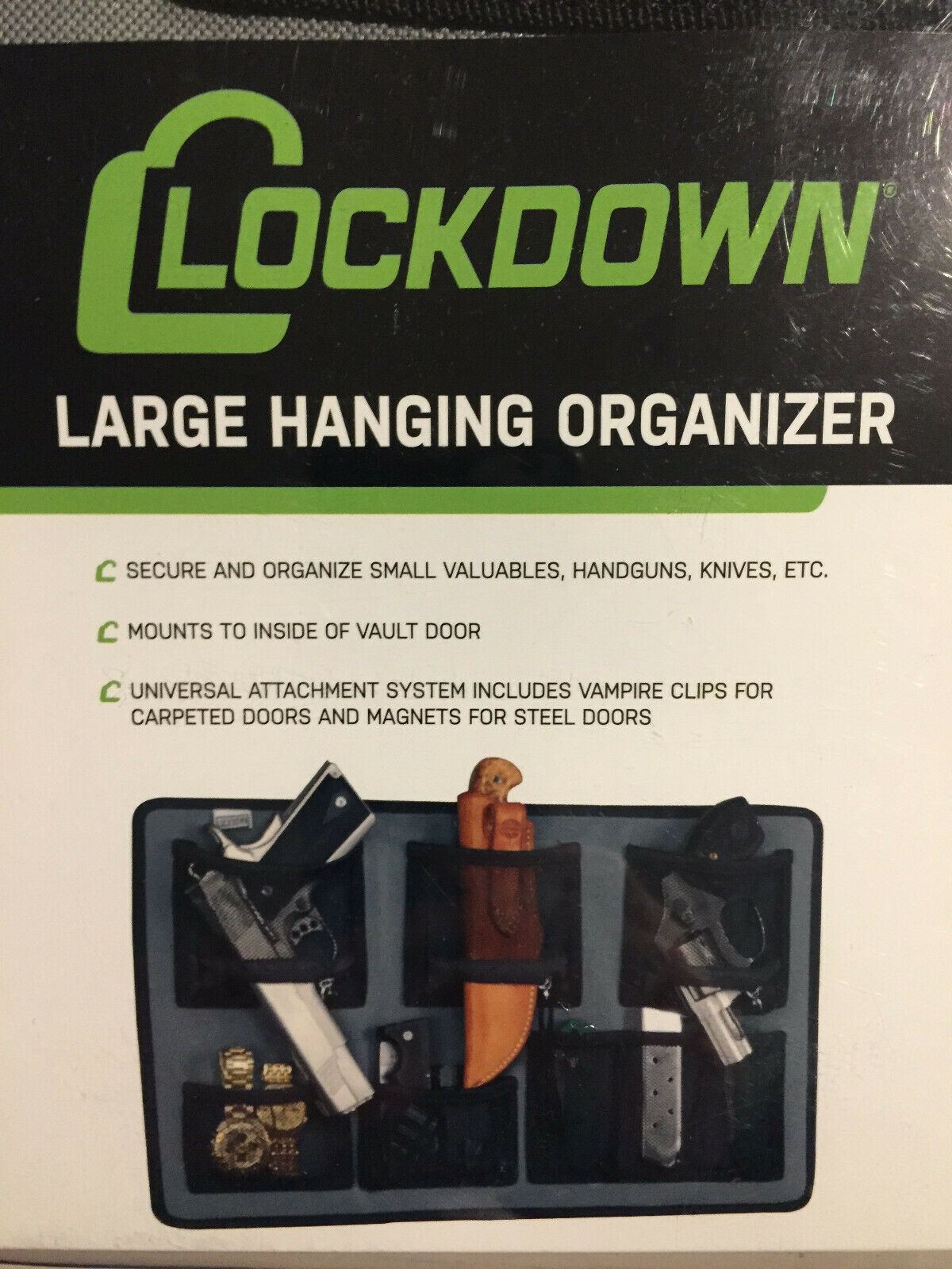 3 Piece Gun Safe or Home Safe Hanging Organizer Set
