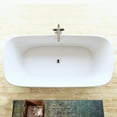 thumbnail image 2 of Vinnova Orion 59" x 31.5" Acrylic Bathtub in White, 2 of 4