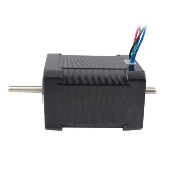 YCJYWXSR Dual Shaft Nema 17 Stepper Motor 65Ncm Bipolar 42x60mm 2.1A 4-lead for CNC DIY XYZ/3D Printer