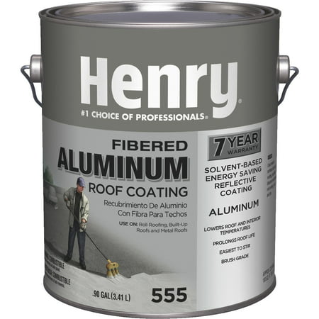 Henry Smooth Aluminum Roof Coating 0.9 gal. - Case Of: