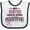 White/Navy, variant on Inktastic My Sister is a Survivor Breast Cancer Awareness Boys or Girls Baby Bib