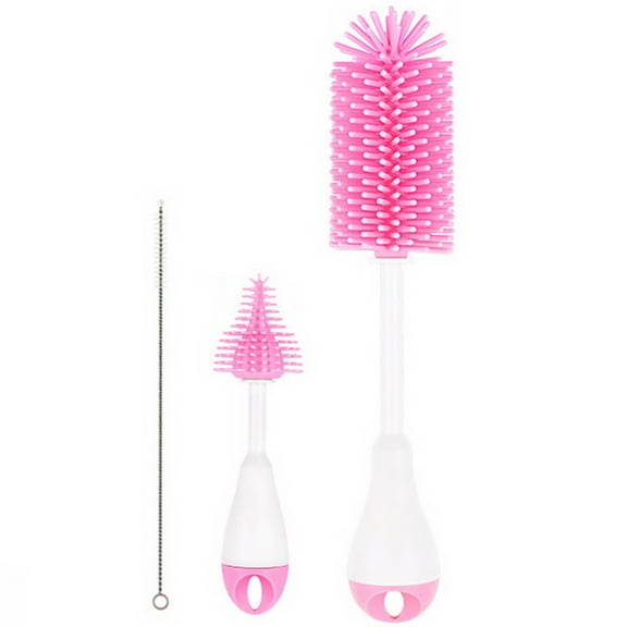 STOBOK 1 Set Bottle Brush for Baby Bottles Ergonomic Design in Pink for Efficient Cleaning Tasks