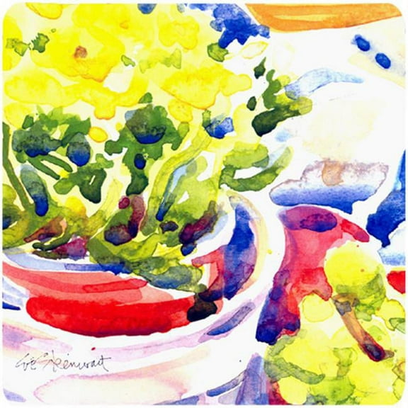 Flower Foam Coasters - Set 4