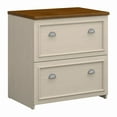 thumbnail image 1 of Bush Furniture Fairview 2 Drawer Lateral File Cabinet in Antique White and Tea Maple, 1 of 4