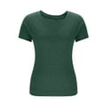 thumbnail image 6 of bnaln Womens Summer Tops Short Sleeve Shirts V Neck Tshirts Fashion Business Casual Blouses Trendy Beach Vacation Clothes 2025 Loose Fit Tees Blouses Soft Comfy Pullover Basic Tops, 6 of 7