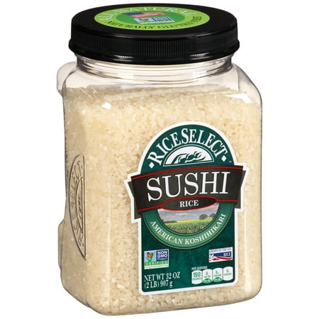 RiceSelect Sushi Rice, 2-Pound Jar (The Best Sushi Rice)