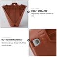 thumbnail image 4 of 2pcs Hanging Planter Wall Mounted Planter Cone Shape Hanging Flower Plant Pot, 4 of 8