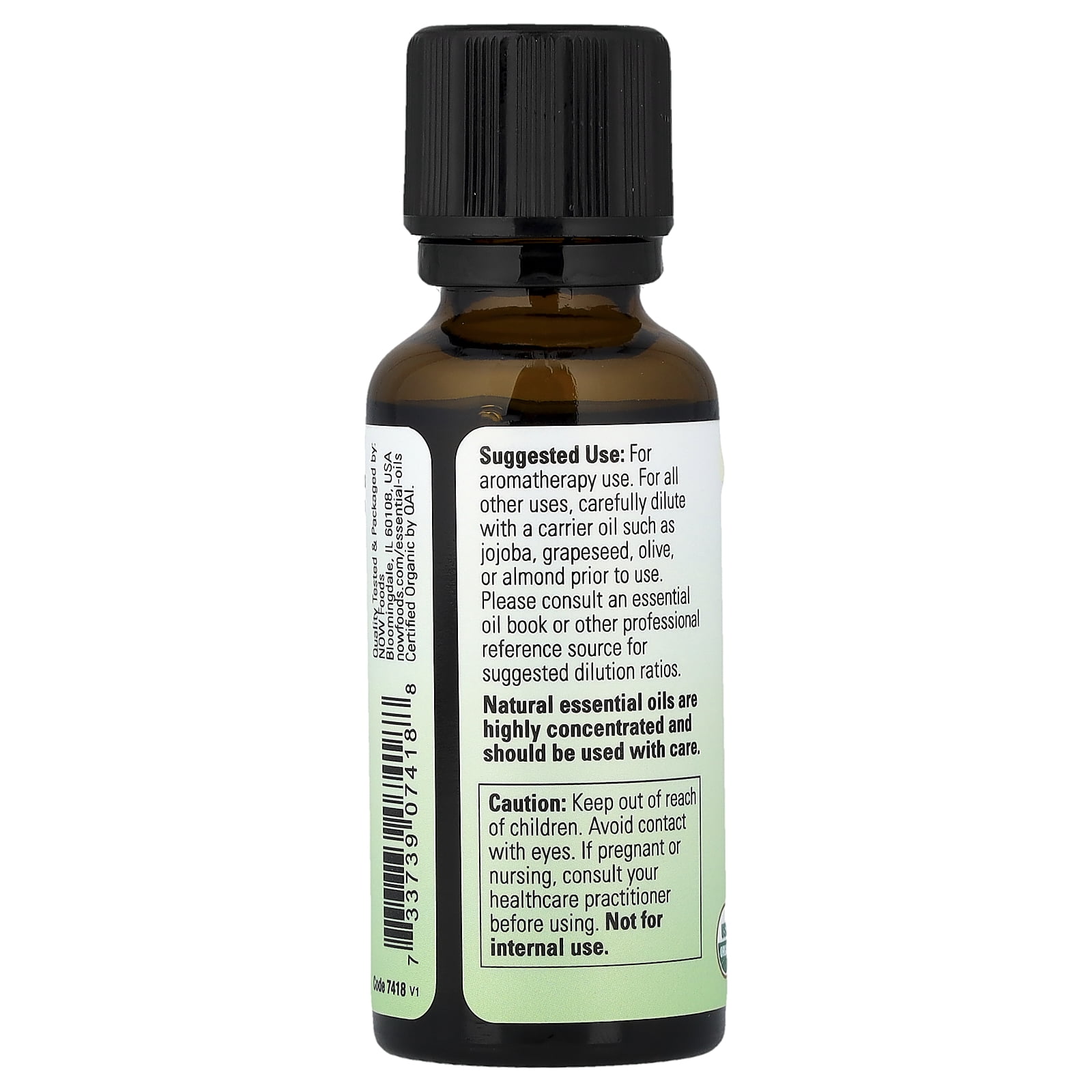 NOW Foods Essential Oils, Organic Geranium, 1 fl oz (30 ml)