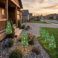 thumbnail image 5 of Sahpxhe LED Solar Christmas Snow Tree Lights Outdoor Christmas Decor Lamps with Automatic On Off for Courtyard Garden Decor, 5 of 7