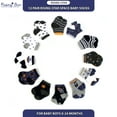thumbnail image 5 of Rising Star Baby Boys Assorted Color Designs 12 Pair Socks Set, Age 6-12 Months, 5 of 6