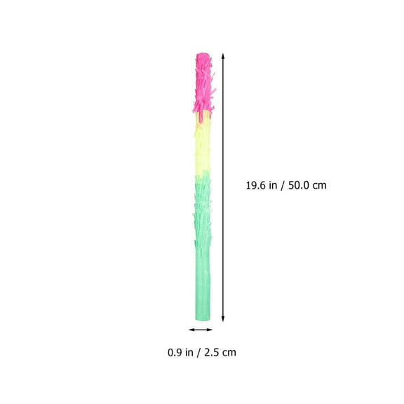 LEORX 1Set Lightweight Multicolor Pinata Stick with Blindfold for Birthday Celebrations