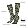thumbnail image 5 of Womens Green Camouflage Pattern Knee High Socks Comfy Thermal Boot Long Socks, 5 of 7