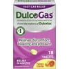 Dulcoga's Max Fast Gas Relief, Tangy Citrus, 18 CT (Pack of 4)