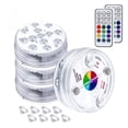 thumbnail image 2 of RGB Submersible Light With Magnet 13 LED Underwater Night Light Swimming Pool Light For Outdoor Vase Fish Tank Pond ,Easy to Install, 2 of 7