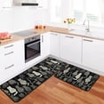 thumbnail image 4 of Cute Black Cat Kitchen Mats Set of 2, Non-Slip Washable Cat Kitchen Mats, Funny Black Cat Rugs for Kitchen, Sink, Laundry Room, Bathroom, Home Decoration, Gift for Cat Lovers, 17x30+17x47In, 4 of 6