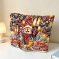 thumbnail image 3 of XYZCANDO Christmas Cat Print Padded Shoulder Handbag Large Capacity Quilted Handle Tote for Holiday Shopping Travel Work Casual Daily Use with Roomy Compartments, 3 of 7
