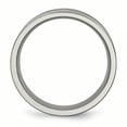 thumbnail image 2 of Titanium Enameled Grooved Flat 8mm Polished Band, 2 of 11