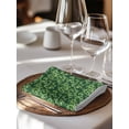 thumbnail image 6 of Green Floral Cloth Napkins Set of 4 Reusable Dinner Napkins, Vintage Farmhouse Flowers Vines Art Cocktail Napkin Washable Table Napkins for Wedding/Holiday Party/Baby Shower 20"x20", 6 of 7