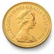 ROYAL MINT British English Gold Sovereign New Queen Elizabeth