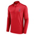 thumbnail image 2 of Men's Red Los Angeles Angels Underdog Mindset Quarter-Zip Jacket, 2 of 3