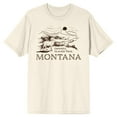 thumbnail image 1 of Elevation 7573 Grinnell Glacier Trail Montana Crew Neck Short Sleeve Natural Men's T-shirt
-Large, 1 of 3