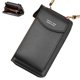 thumbnail image 2 of Bolso bandolera para teléfono celular con bloqueo de cuero Pu para mujer Monedero oso de fresa Hogar, 2 of 4
