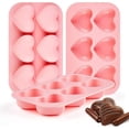 thumbnail image 1 of 3 moldes de silicona con forma de corazón, moldes antiadherentes para chocolate y dulces, ideales para el Día de San Valentín. Perfectos para chocolate, pudín, pastel y dulces., 1 of 4