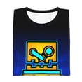 thumbnail image 4 of Geometry Dash Boys Girls 3d Graphic Printed T-Shirt Crewneck Short Sleeve Tees, 4 of 6